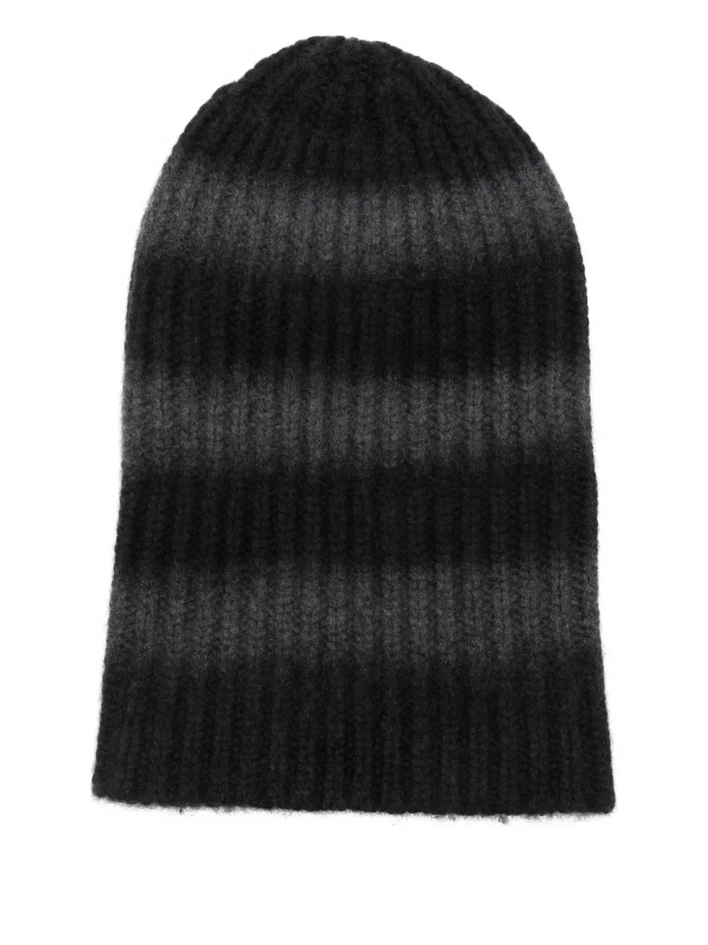 HURRAY ribbed cashmere beanie - Zwart