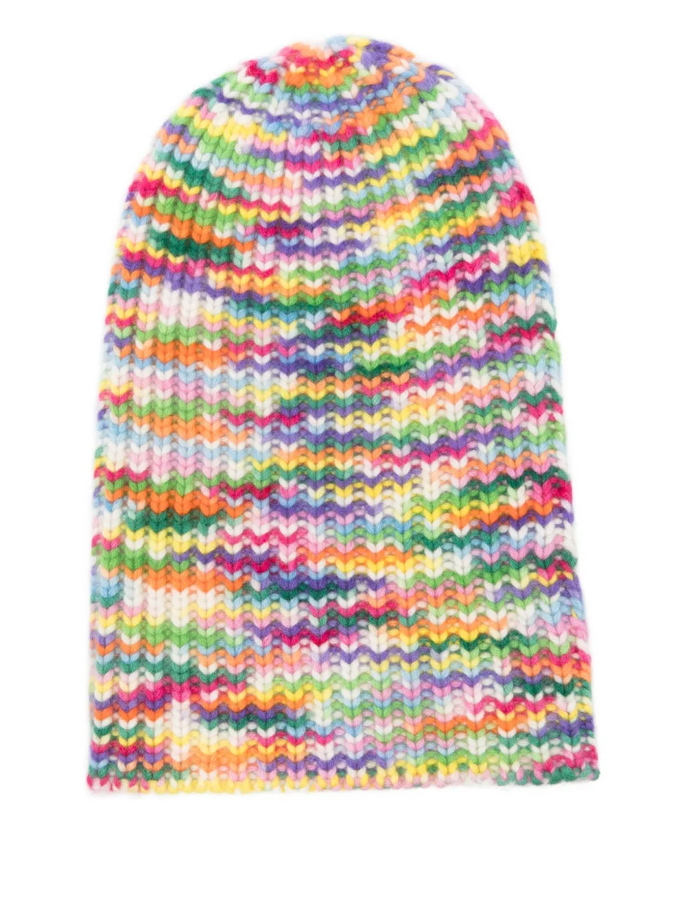 HURRAY ribbed cashmere beanie - Groen