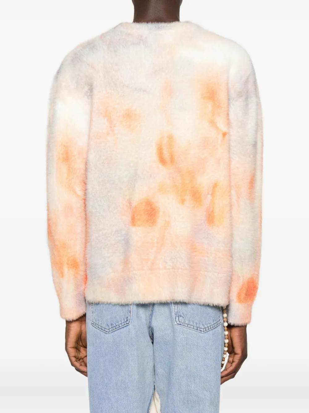 Kidsuper Portrait-print Crew-neck Sweater In Multi