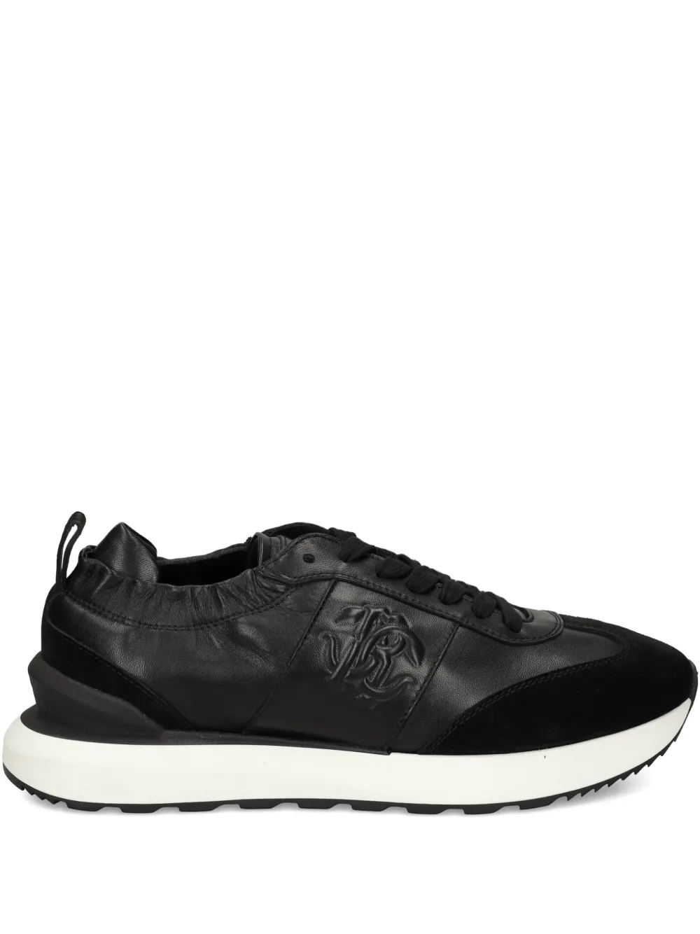Roberto Cavalli logo-embossed panelled sneakers | Black | Image 1