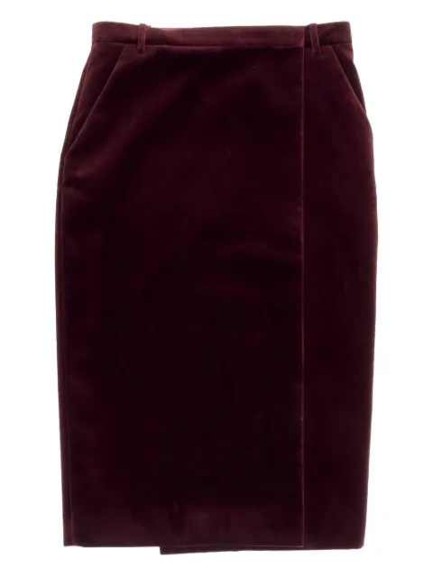 YSL pocket midi skirt