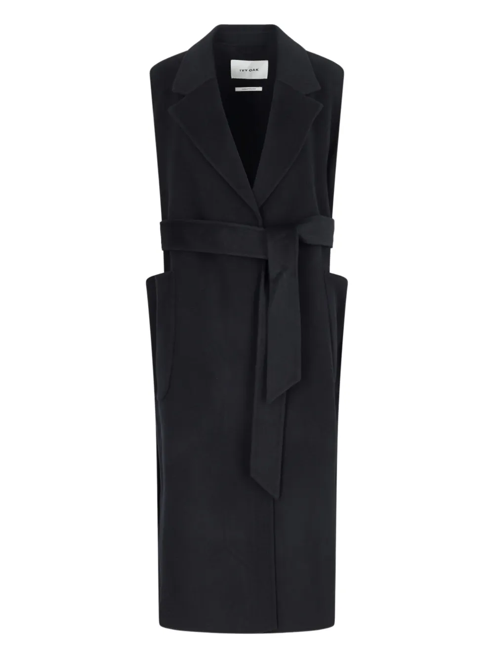 Ivy & Liv belted sleeveless dress | Black | Image 1