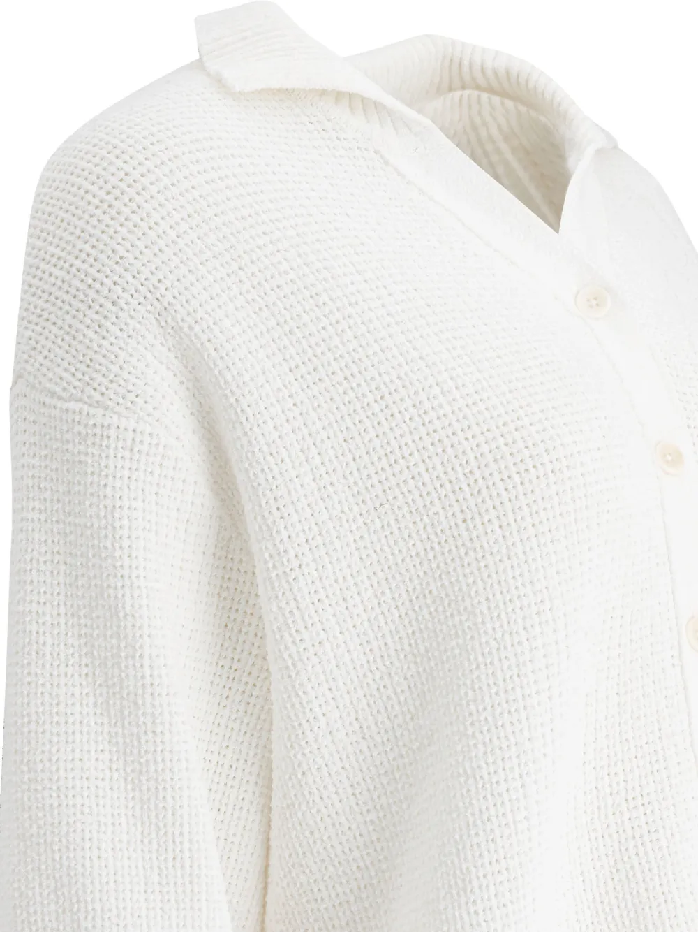 UMARMUNG Vest met cropped mouwen Wit