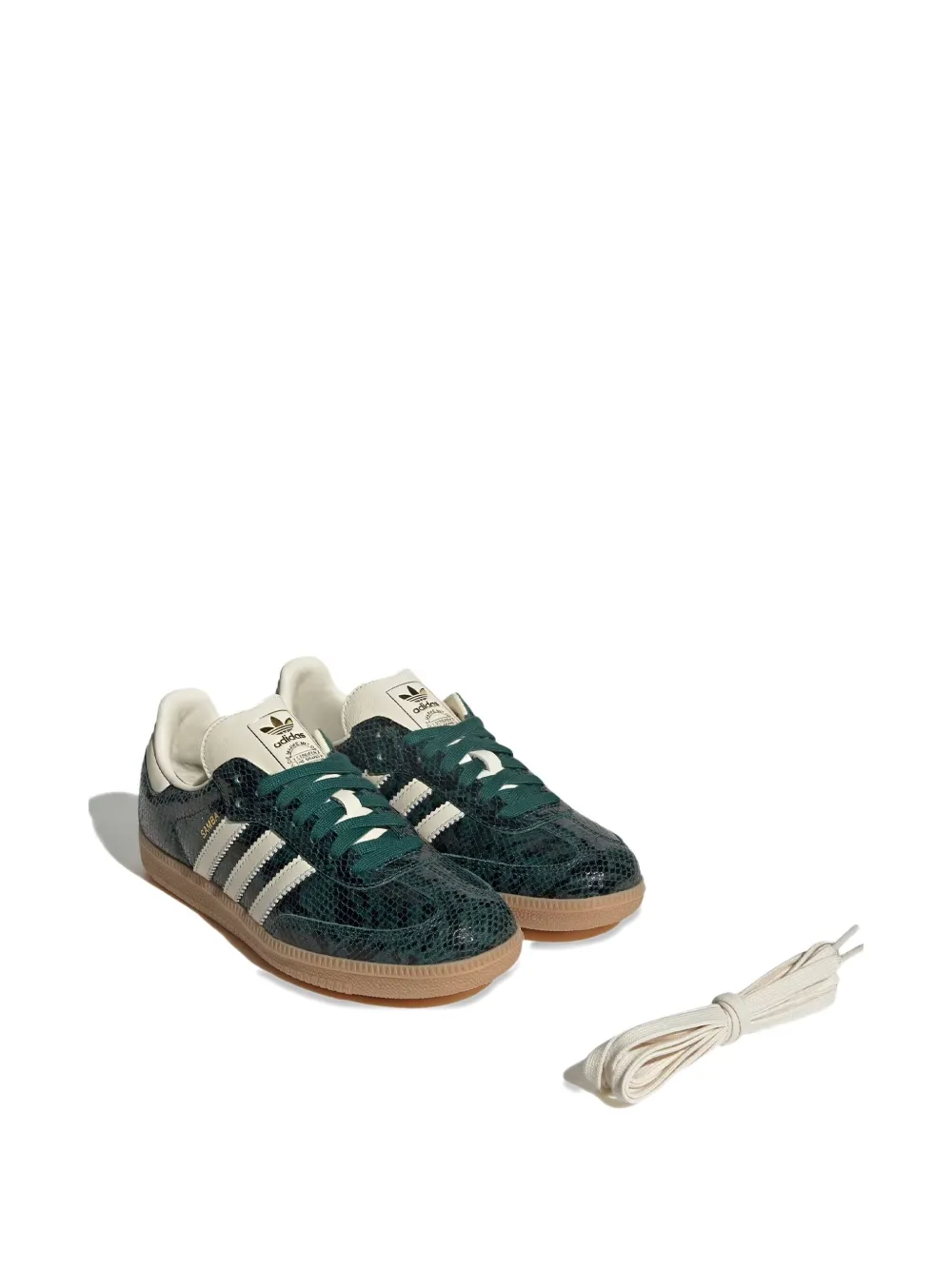 adidas Samba "Cream White Collegiate Green" sneakers Groen