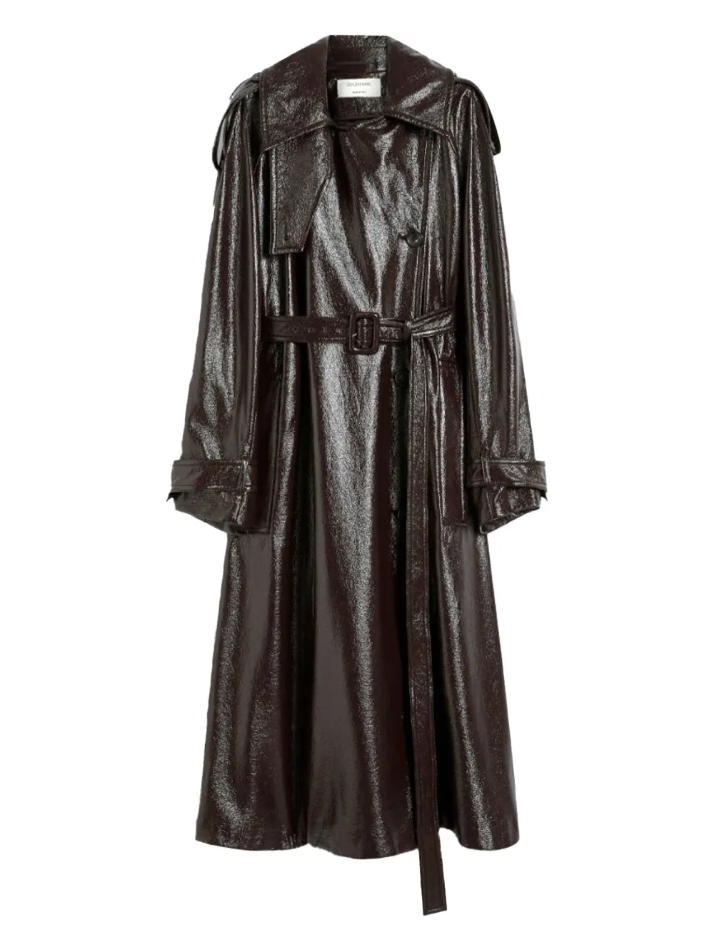 Sportmax belted trench coat - Marrone