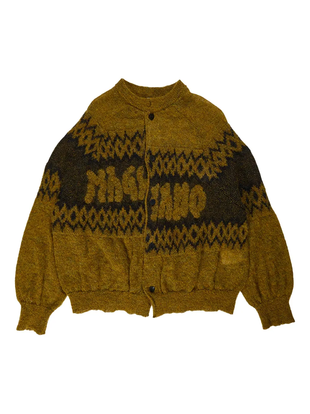 Magliano asymmetric cardigan | Yellow | Image 1