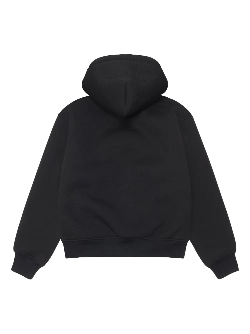 Stussy Zip-up Hoodie In Black