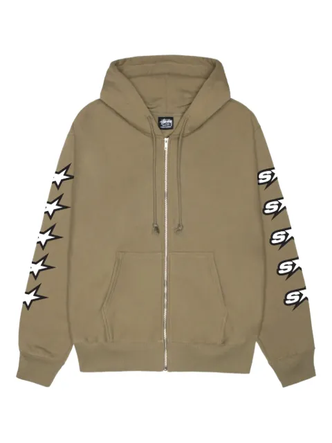 Stüssy hoodie con estrellas estampadas