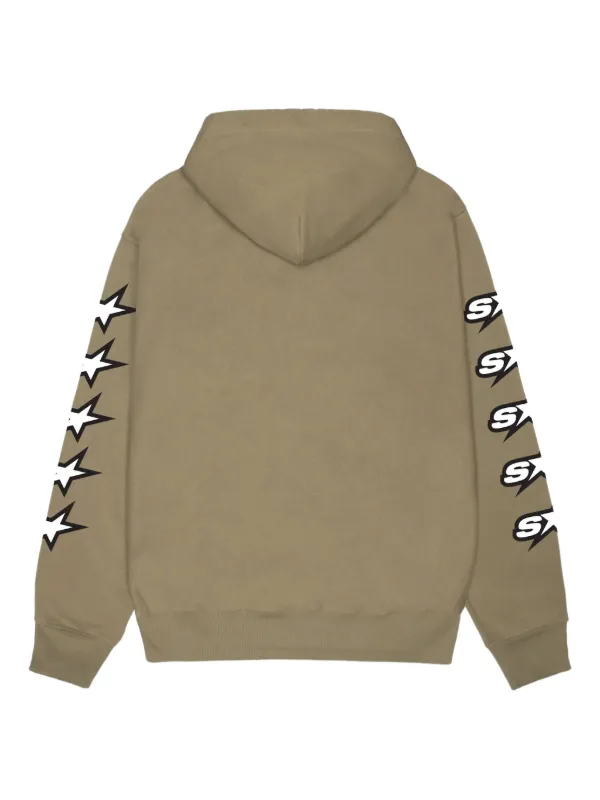 Stüssy star-print zip-up Hoodie | Neutrals | FARFETCH
