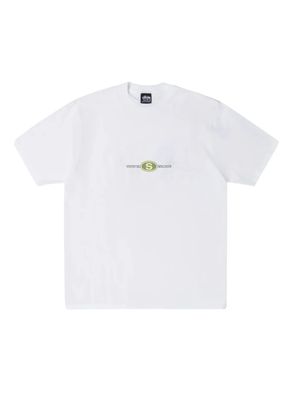 Stussy Worldwide Dot T-shirt In White