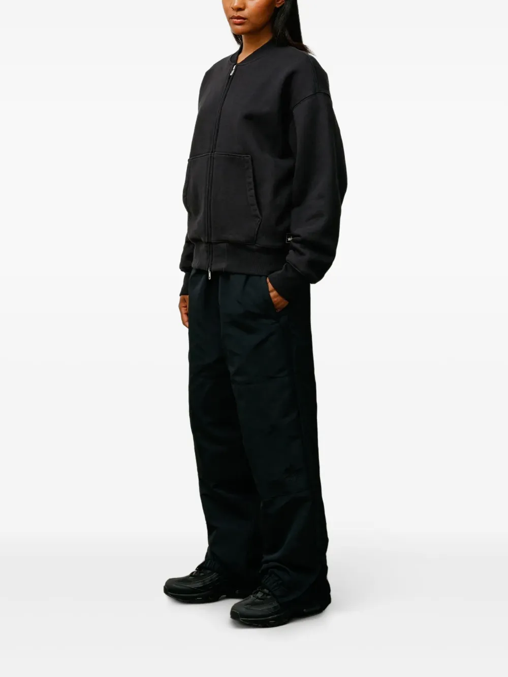 Stüssy Trainingsbroek met elastische taille Zwart
