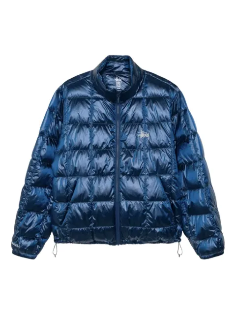 Stüssy logo-detail quilted jacket
