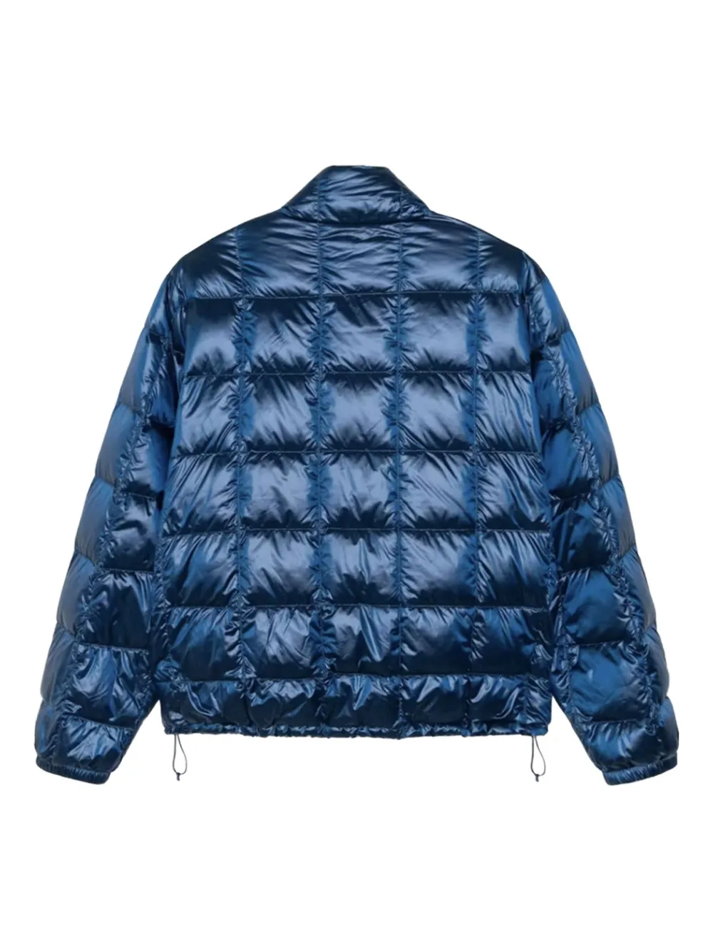 Stussy Logo-detail Quilted Jacket In Blue
