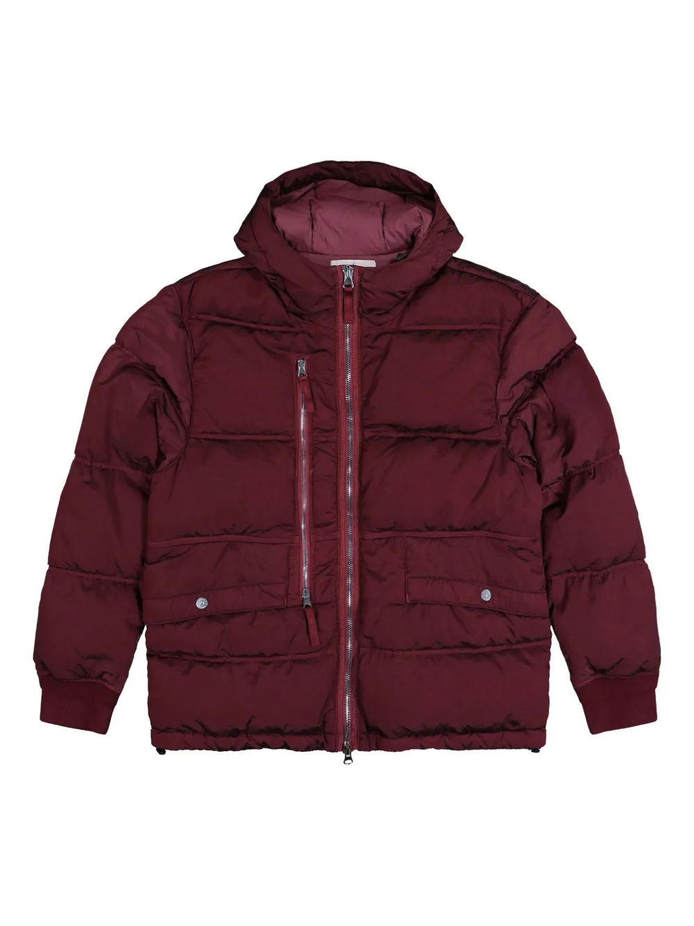 Stone Island hooded padded jacket | Red | Image 1