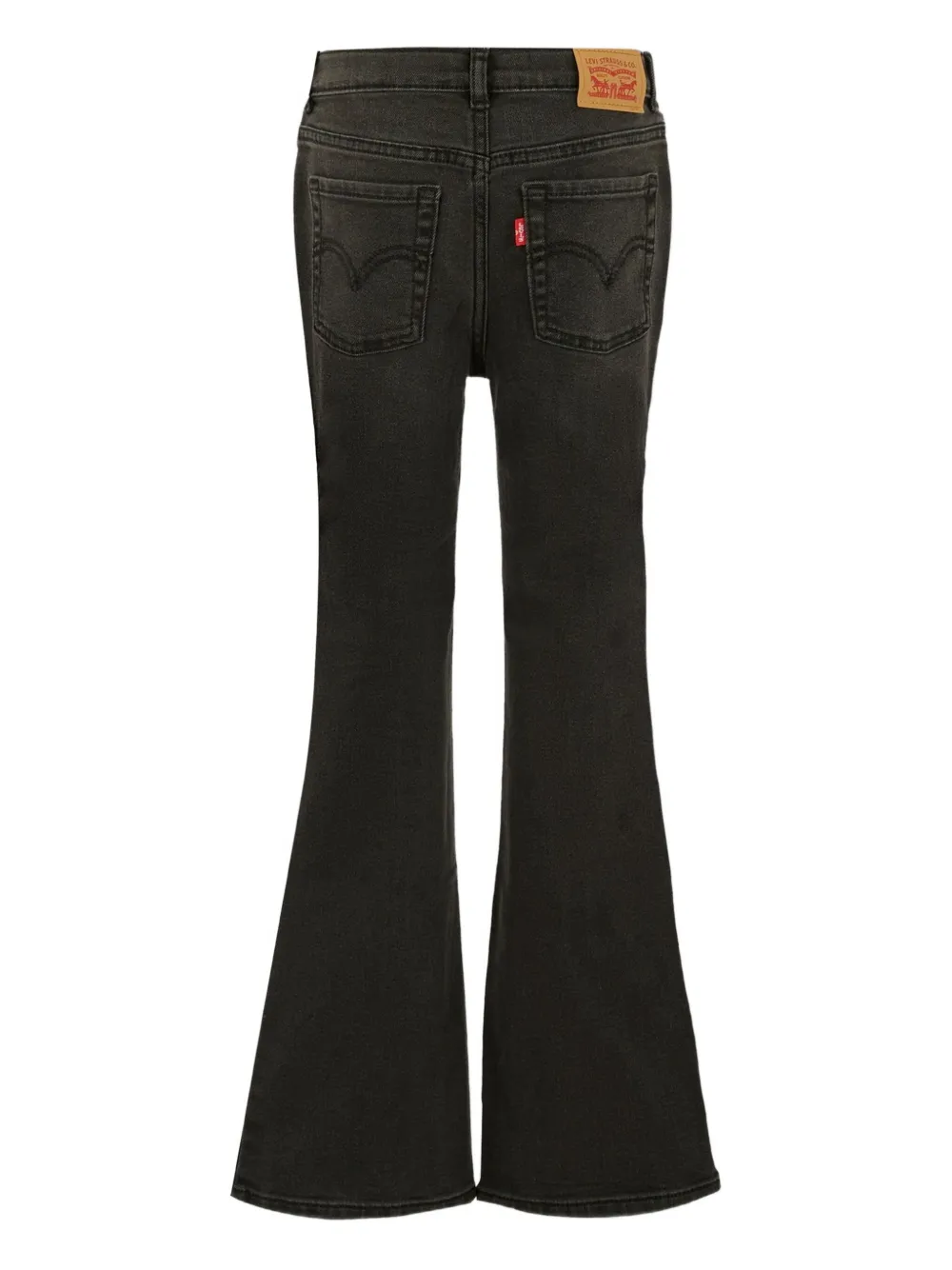 Levi's Kids logo-patch flared jeans | Teen Girl Clothing | Image 2