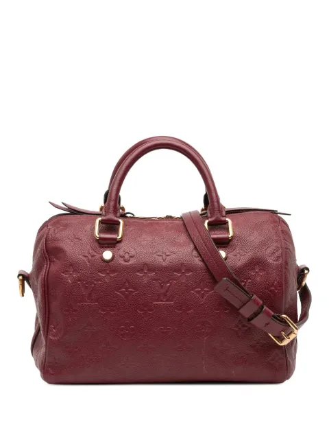 Louis Vuitton Pre-Owned bolsa satchel Monogram Empreinte Speedy Bandouliere 25 2012