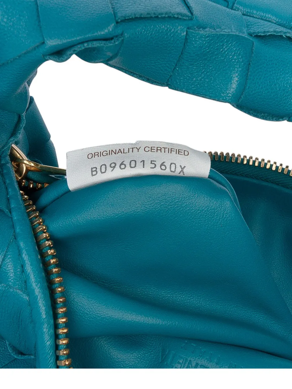 Pre-owned Bottega Veneta 2012-2025 Mini Nappa Intrecciato Jodie Hobo Bag In Blue