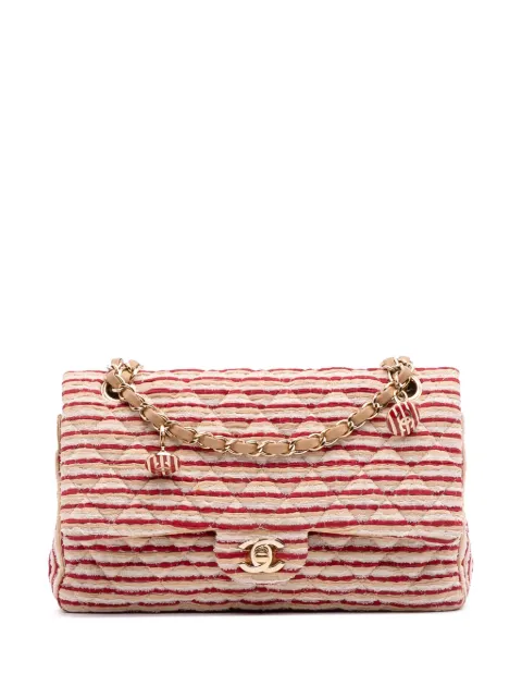 CHANEL Pre-Owned 2014 Medium Classic Jersey Coco Sailor Double Flap shoulder bag