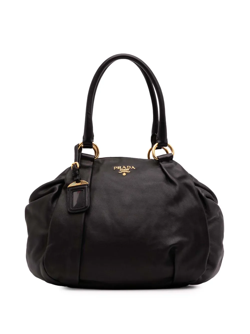 Prada Pre-Owned 2013-2025 Soft Calf satchel - ブラック Prada Pre-Owned 2013-2025 Soft Calf satchel - ブラック