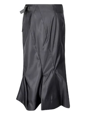 Sacai ドレープ＆アシンメトリースカート通販 - FARFETCH