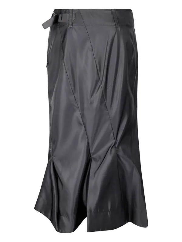 sacai アシンメトリースカート Sacai アシンメトリー スカート | ブラック | FARFETCH JP
