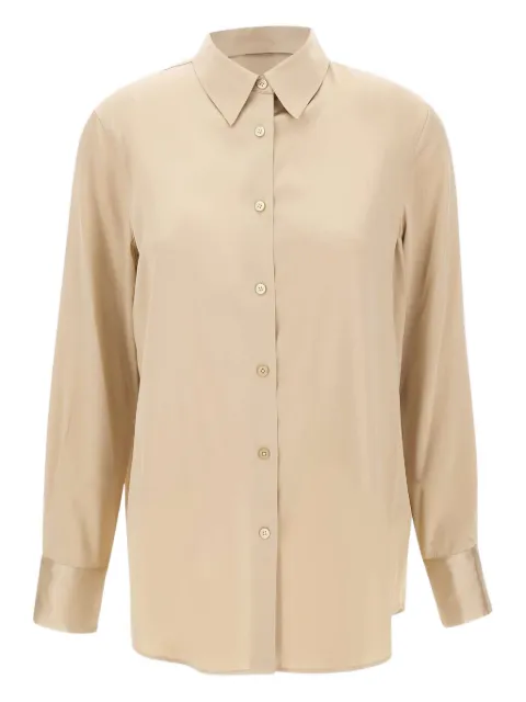 Filippa K camisa de seda manga larga