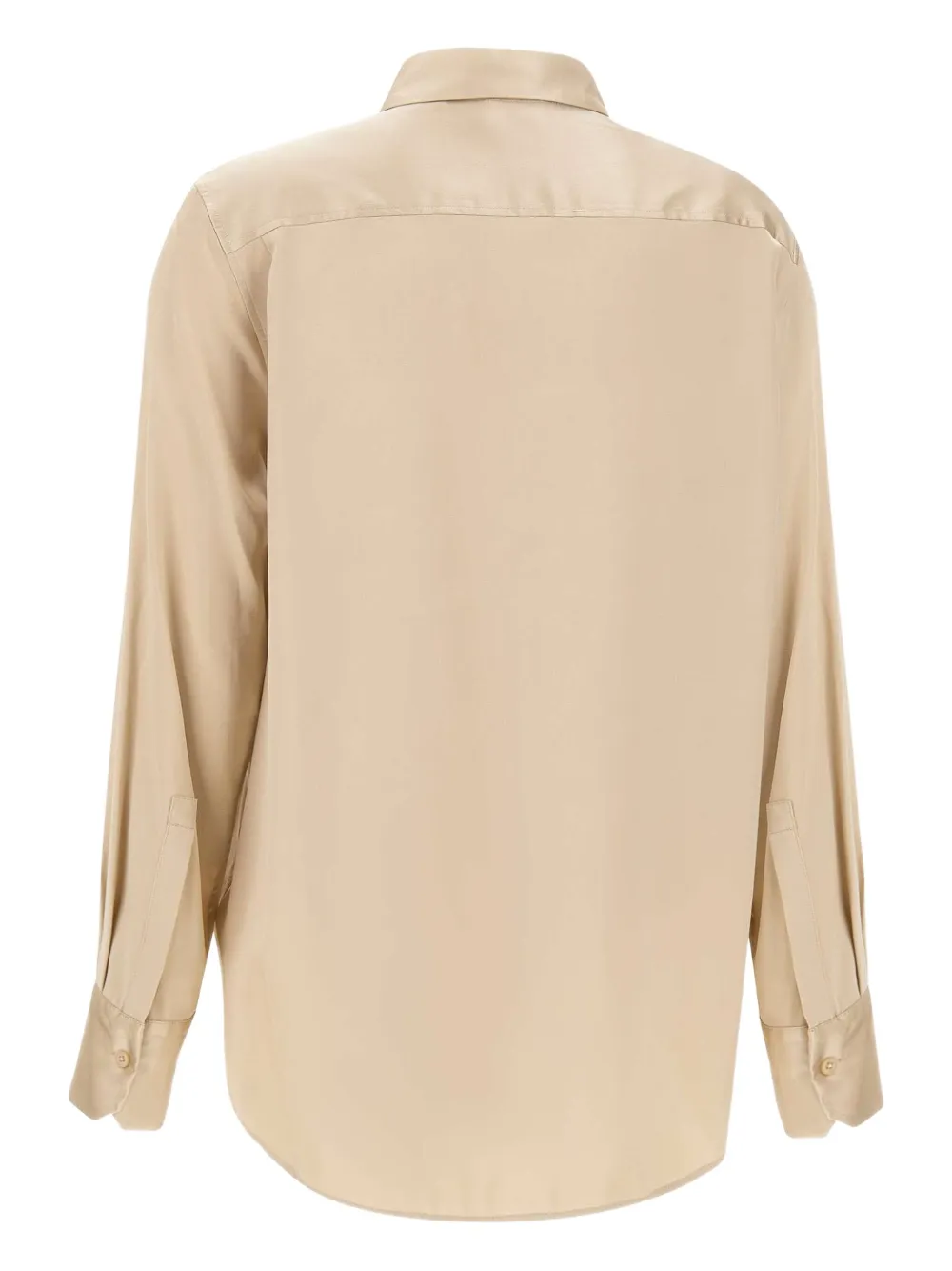 Filippa K long-sleeved silk shirt - Beige