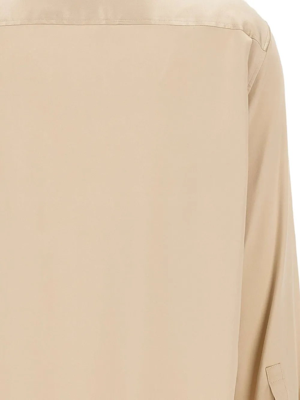 Filippa K Long-sleeved Silk Shirt In Brown