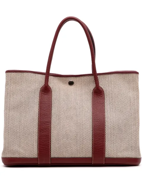 Hermès Pre-Owned 2014 Toile and Negonda Garden Party 36 tote bag