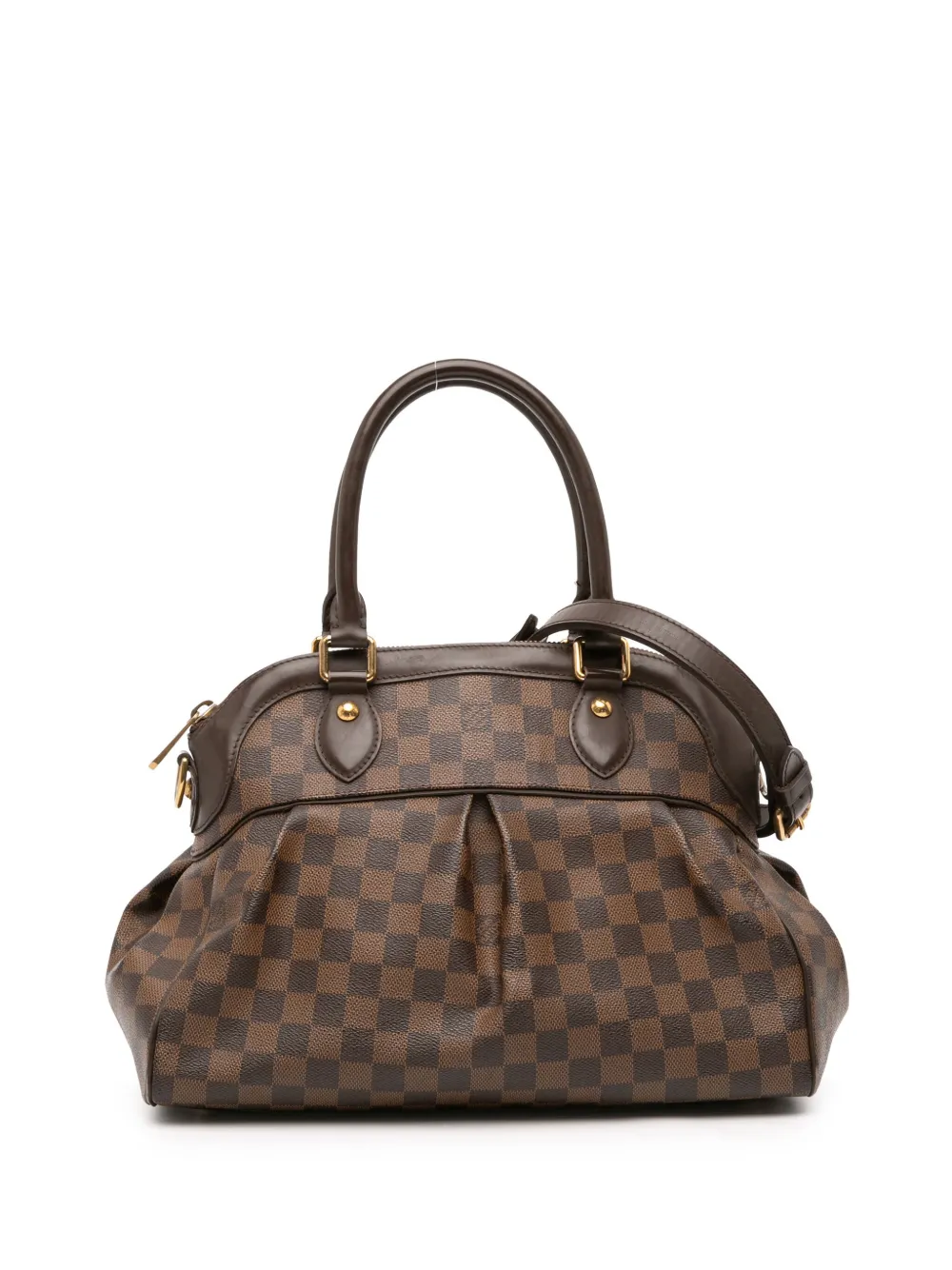 Louis Vuitton Pre-Owned 2009 Damier Ebene Trevi PM satchel - ブラウン Louis Vuitton Pre-Owned 2009 Damier Ebene Trevi PM satchel - ブラウン