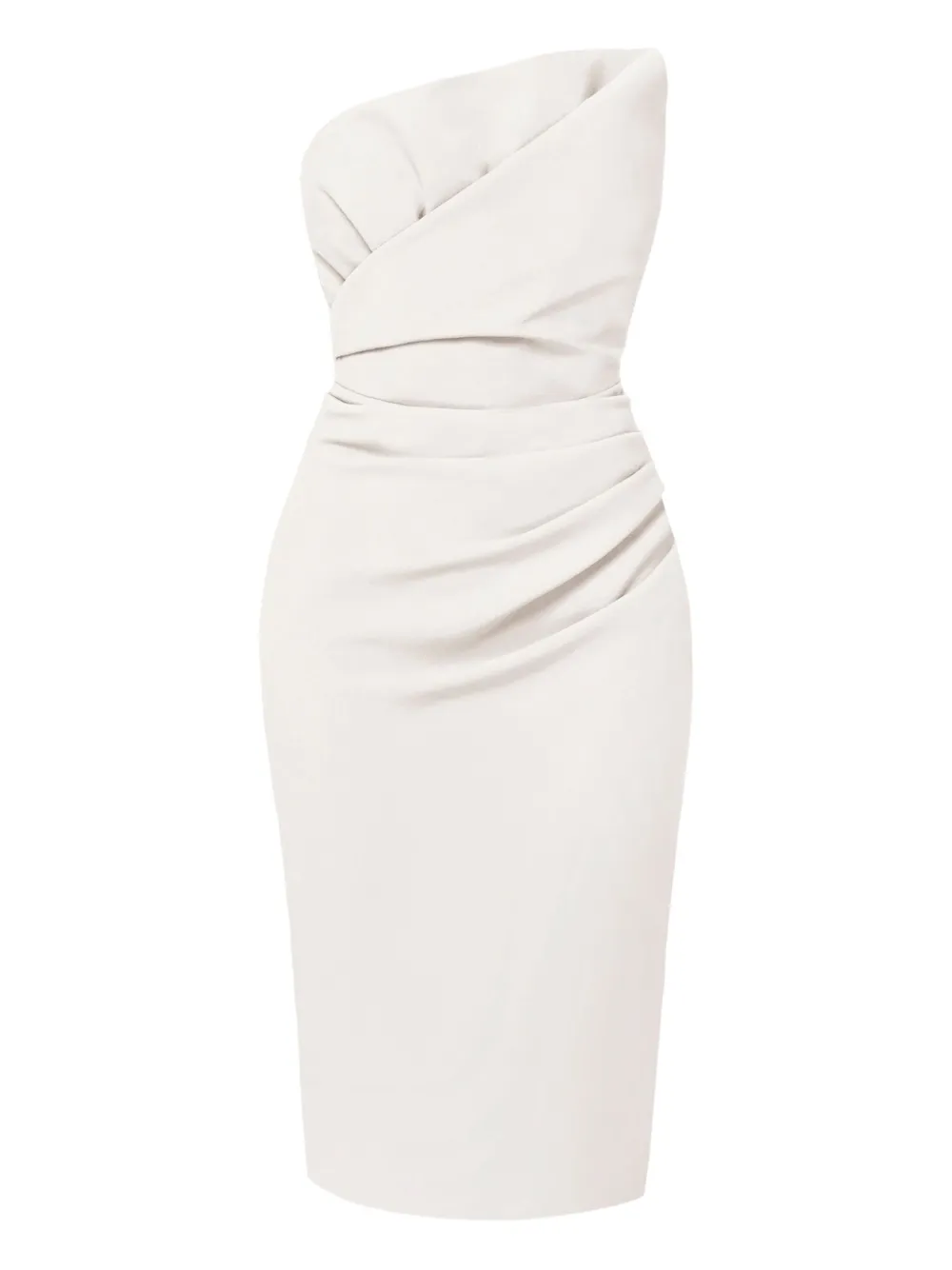 Amalin Claudine Corset Dress In White