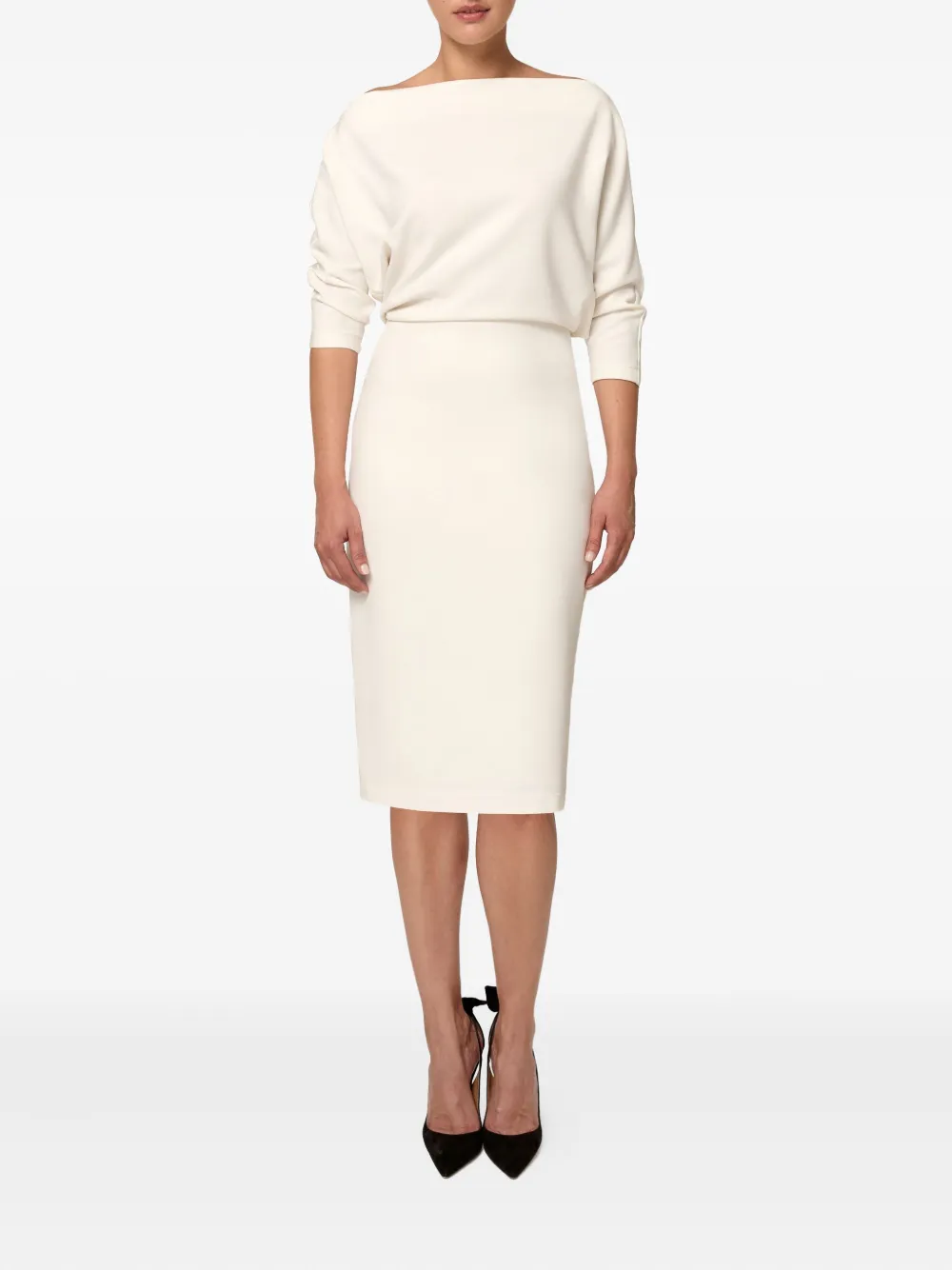 AMALIN boat-neck Grace midi dress | Day Dresses | Image 2