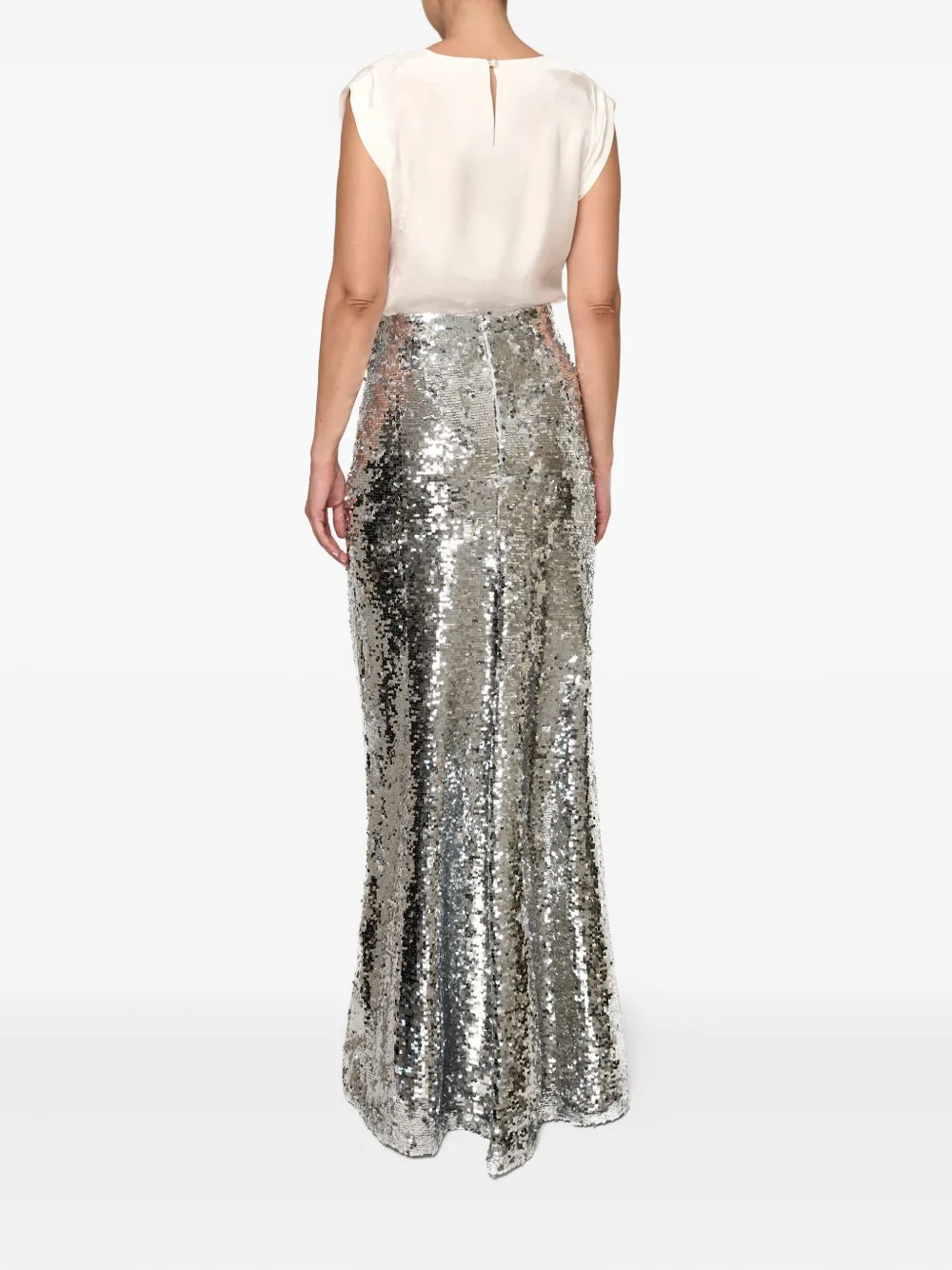 Amalin Ester Sequinned Skirt In Metallic