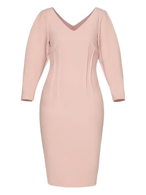 AMALIN v-neck midi dress