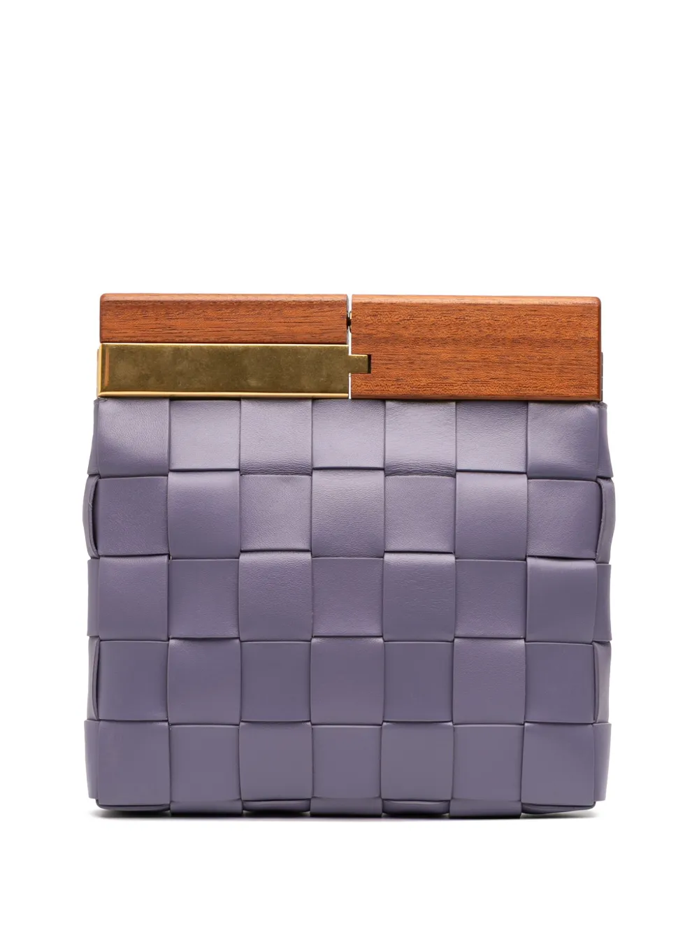 Bottega Veneta Pre-Owned 2012-2025 Lambskin Maxi Intrecciato The Snap Bottega Veneta Pre-Owned 2012-2025 Lambskin Maxi Intrecciato The Snap