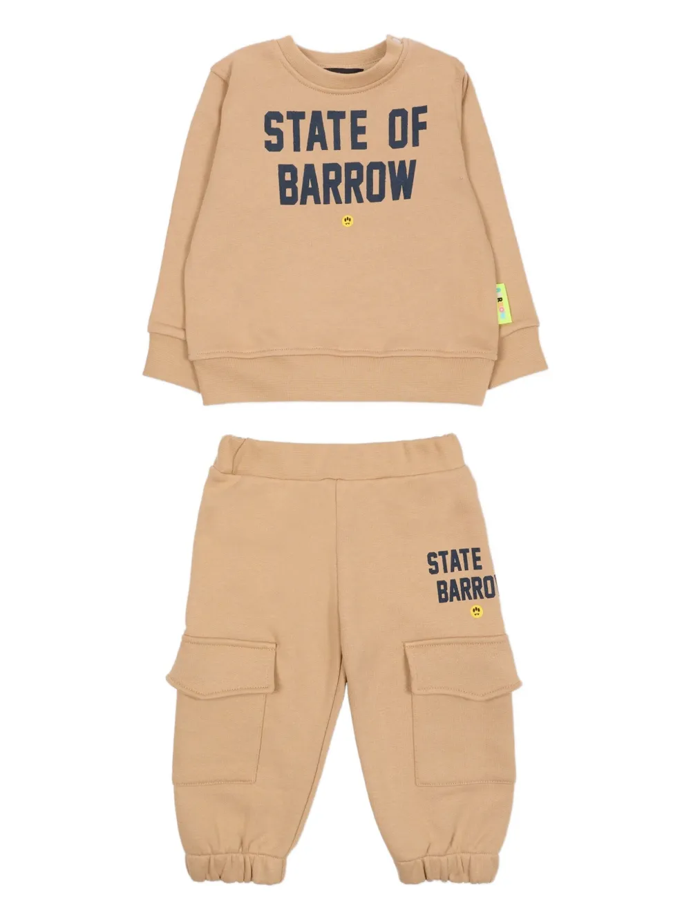 Barrow kids graphic-print tracksuit | Neutrals | Image 1