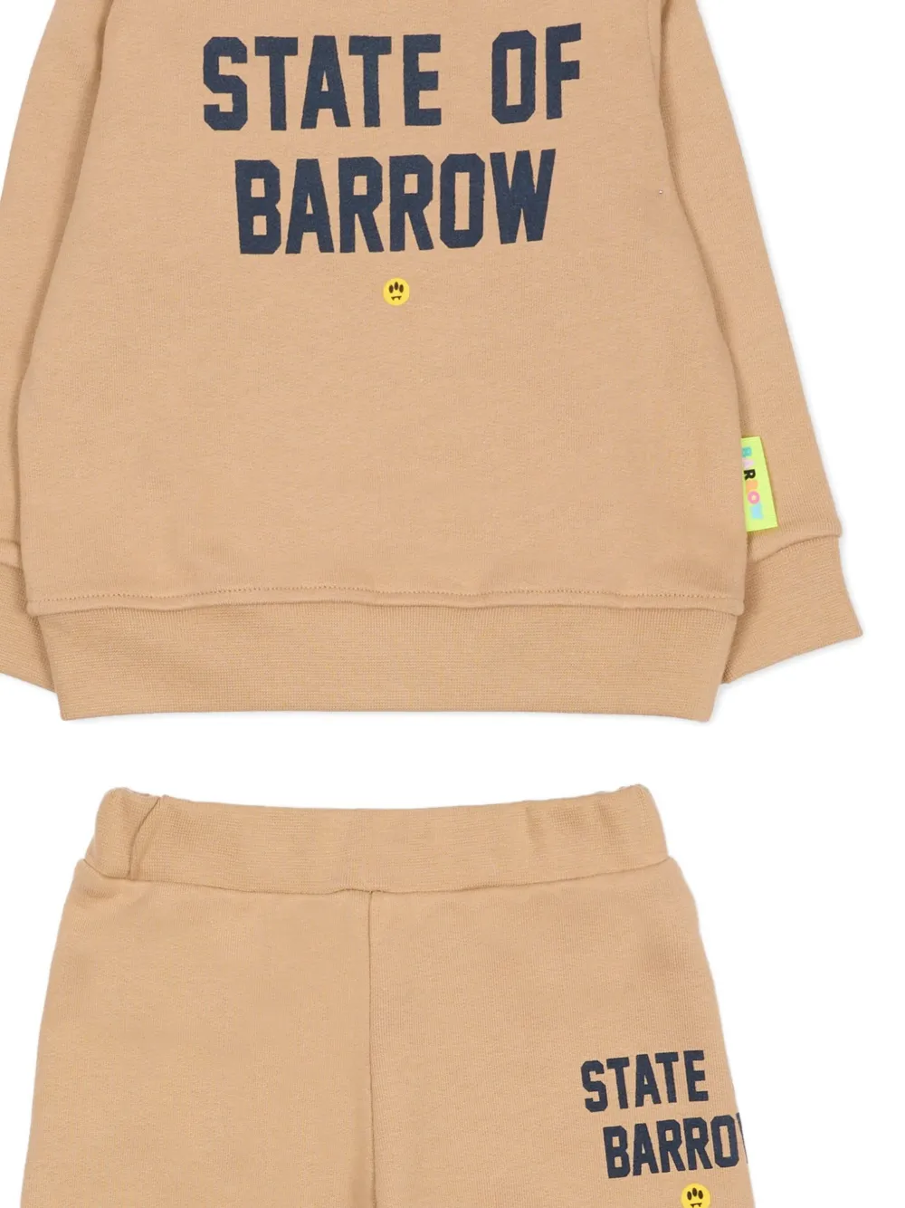 Barrow kids Trainingspak met grafische print Beige