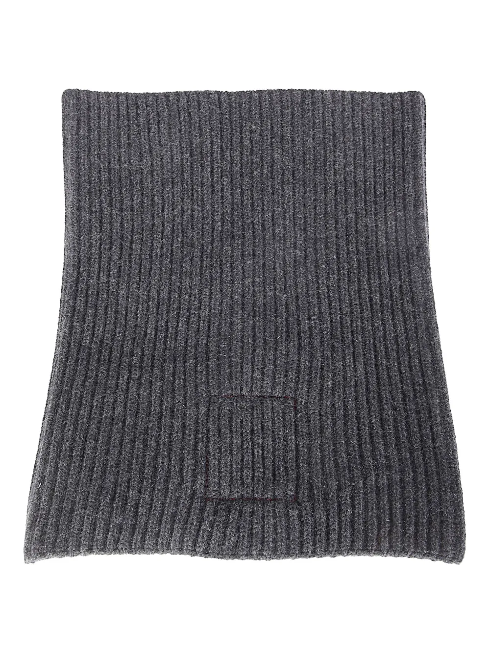 Uma Wang ribbed-neck scarf - Grijs