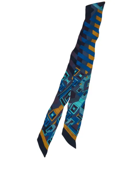 Hermès Pre-Owned 2015-2024 Le Fil d'Ariane Silk Twilly Scarf scarves