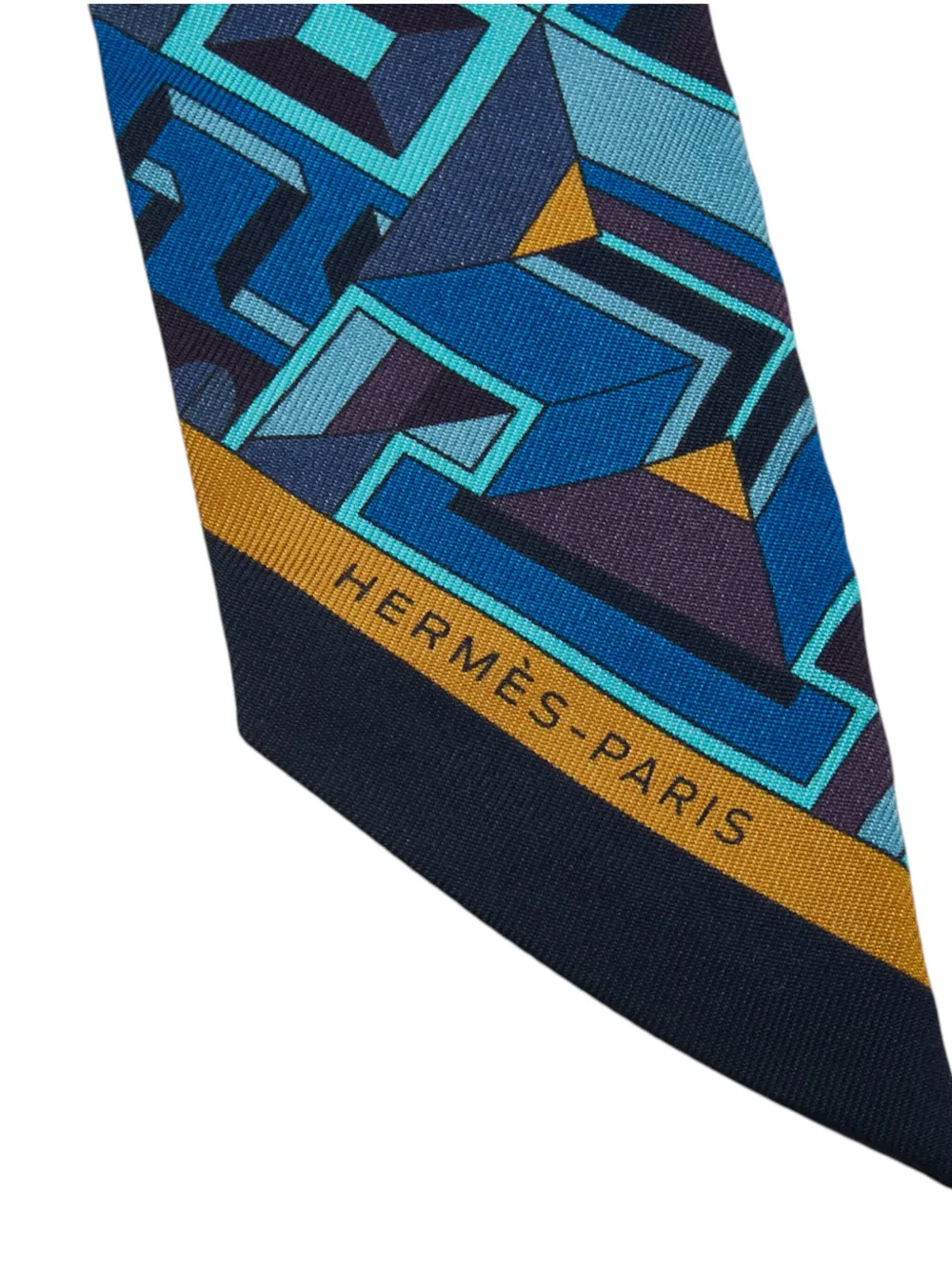 Hermès Pre-Owned 2015-2024 Le Fil d'Ariane Silk Twilly Scarf scarves | Image 2