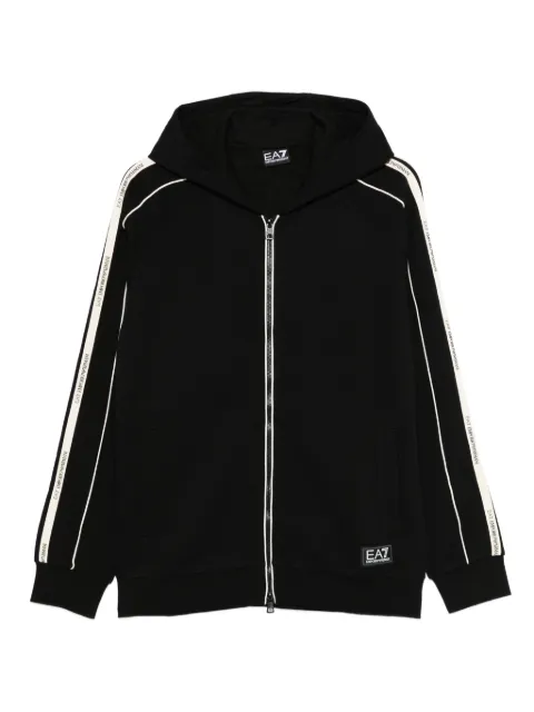 Ea7 Emporio Armani logo-tape hoodie