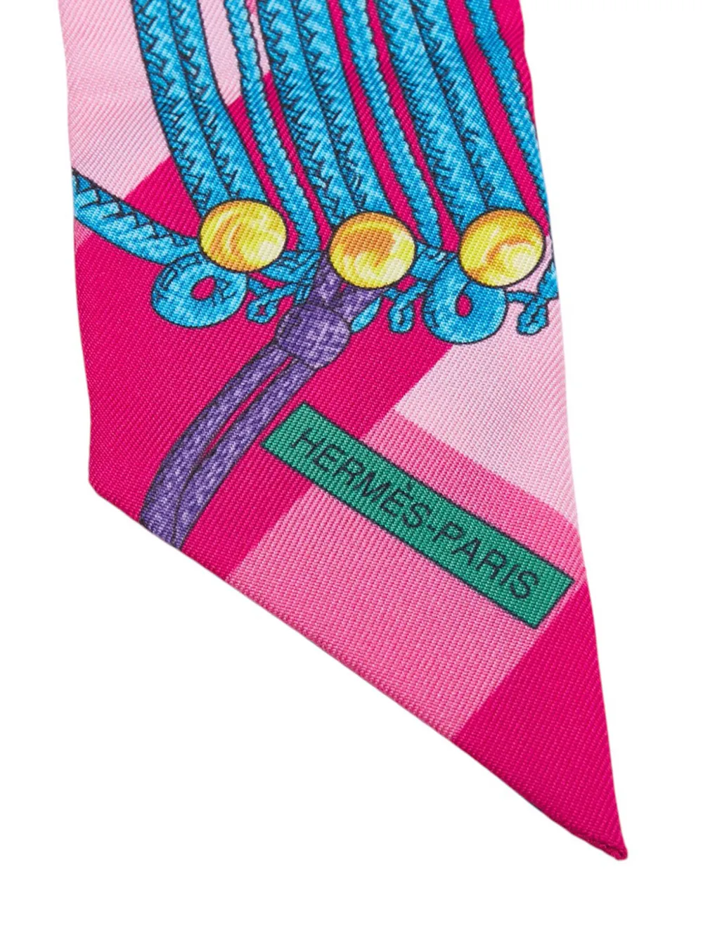 Hermès Pre-Owned foulard Brandebourgs Twilly en soie (2000-2015) | Image 2