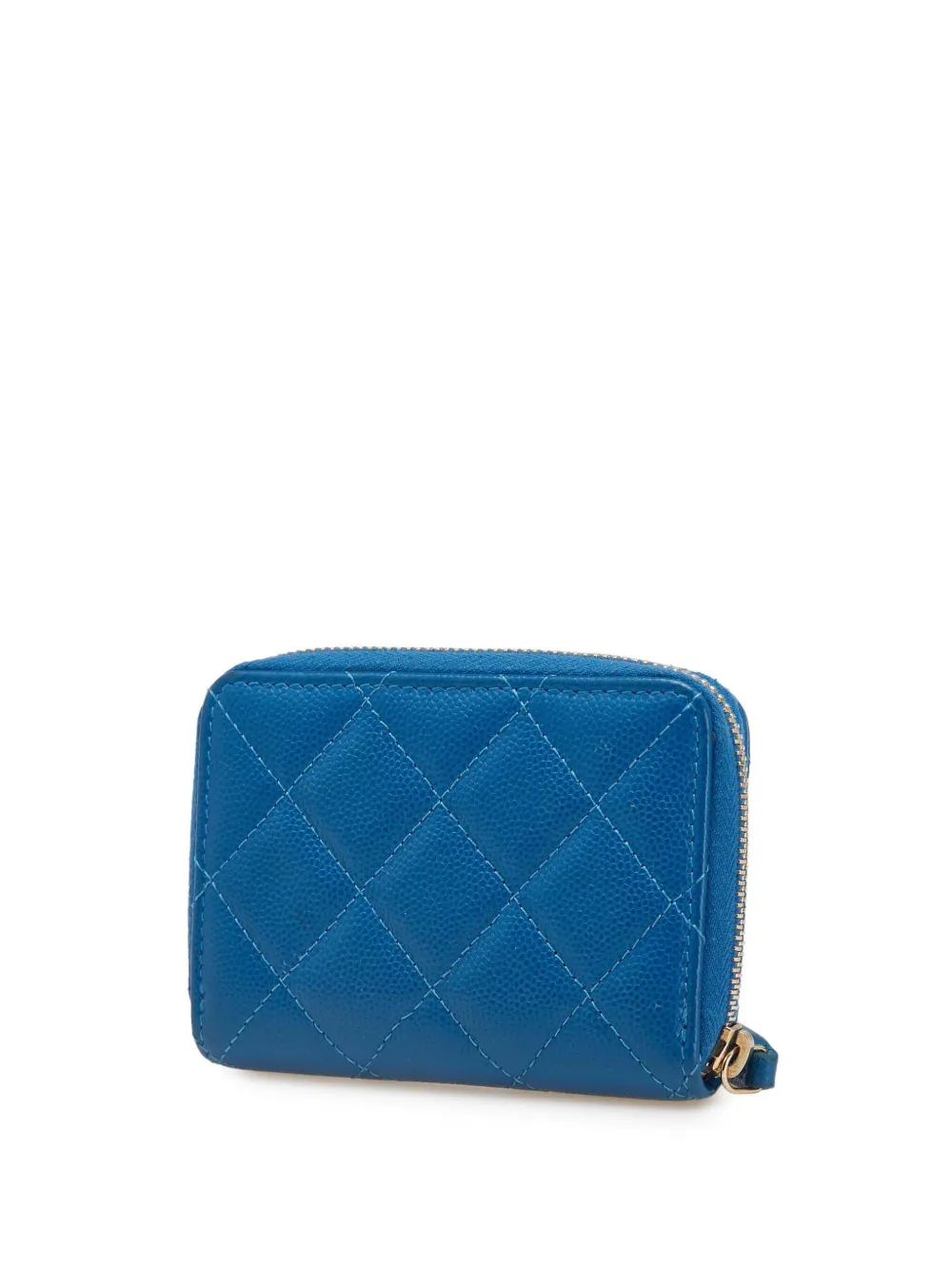 CHANEL Pre-Owned 2020 CC Quilted Caviar Zip Purse coin pouch | Image 2