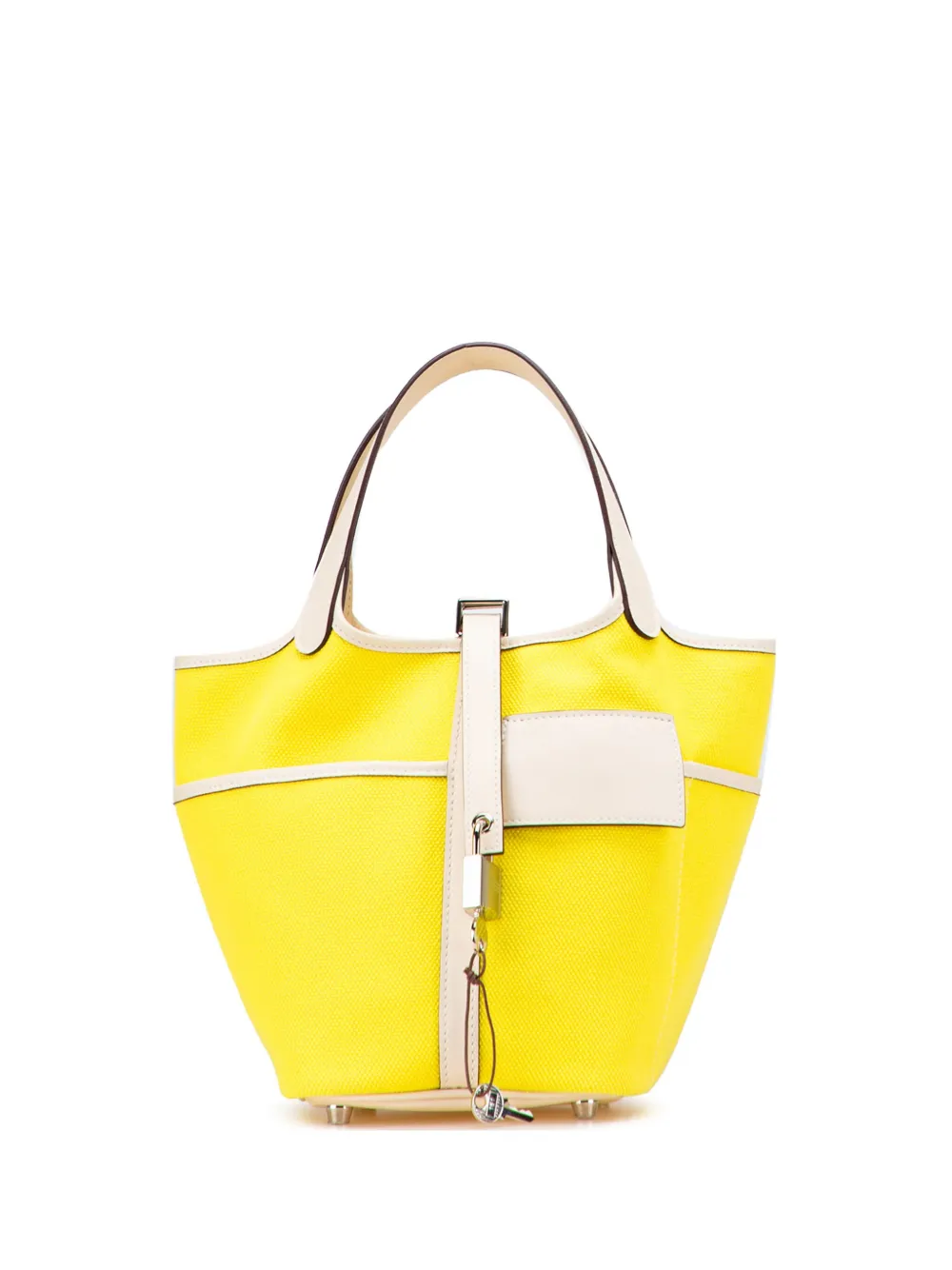 Hermès Pre-Owned 2022 Toile Goeland and Swift Cargo Picotin Lock 18 Hermès Pre-Owned 2022 Toile Goeland and Swift Cargo Picotin Lock 18