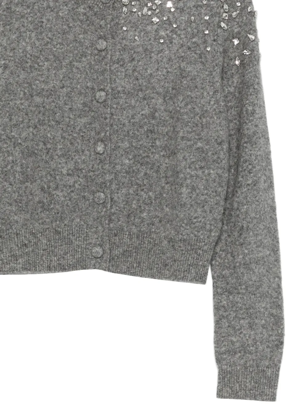 Seventy Coreana gebreide top met stras Grijs