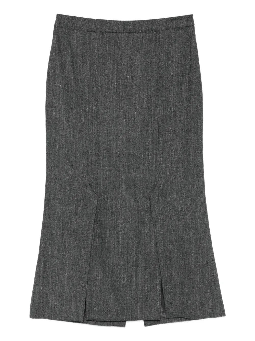 Seventy flared midi skirt | Grey | Image 1