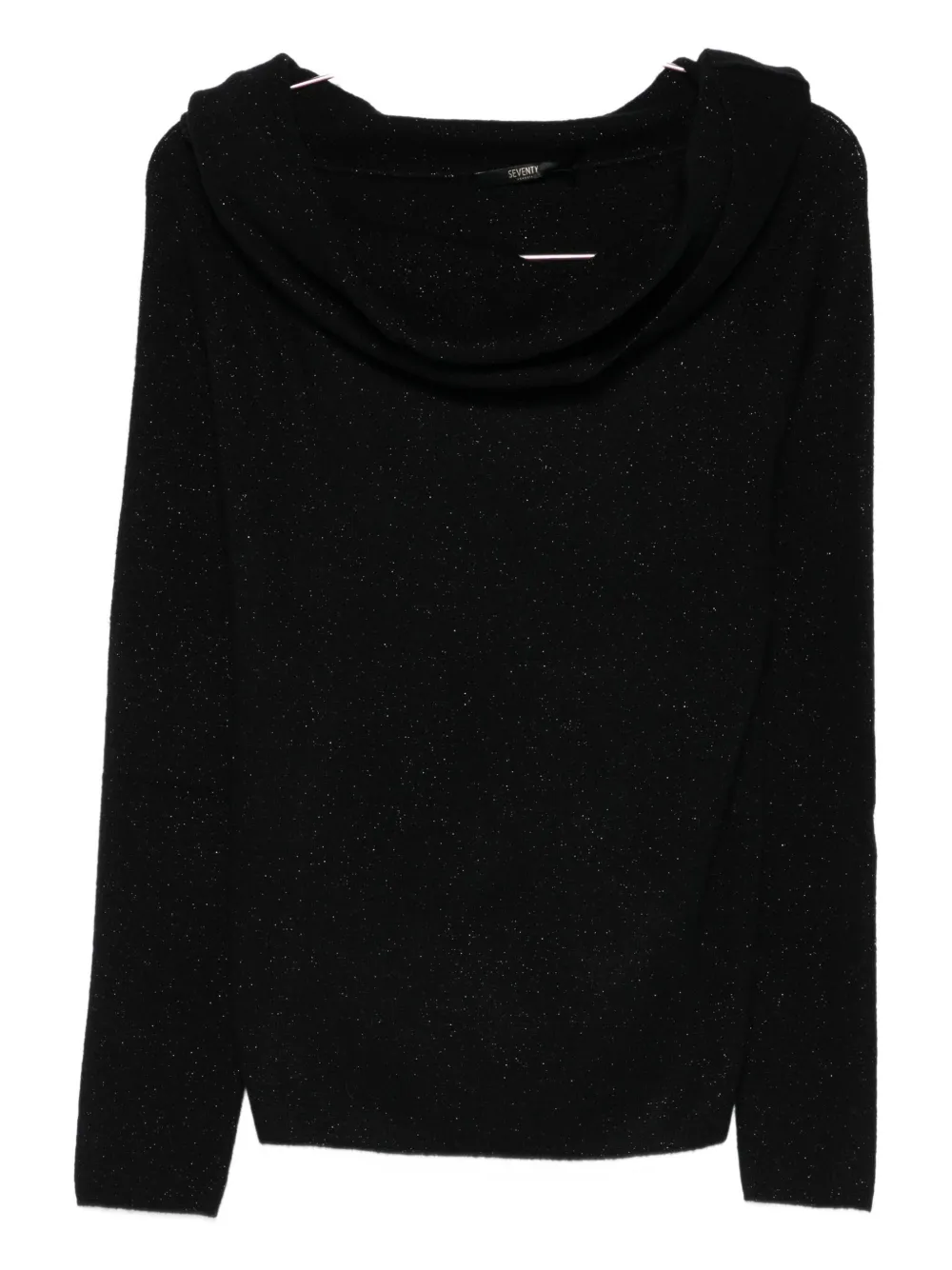 Seventy Cowl-neck Sweater In Black