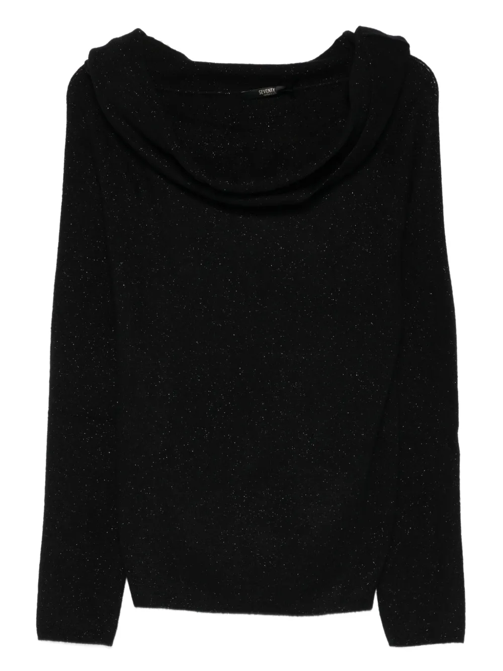 Seventy pull à col bénitier | noir | Image 1