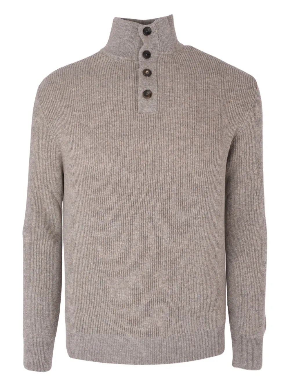 Agnona button turtle neck jumper | Neutrals | Image 1