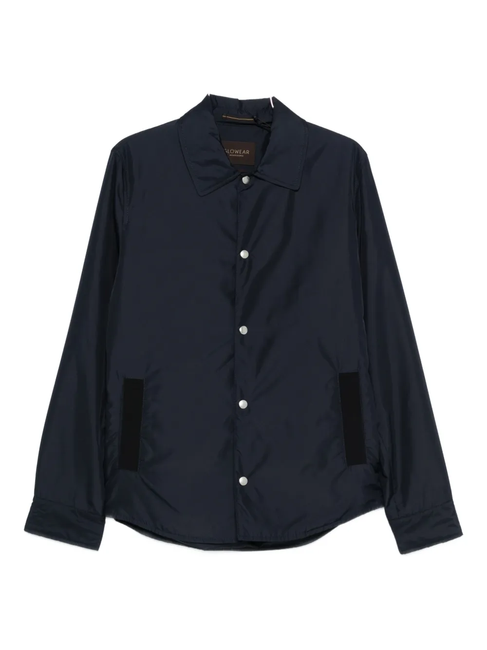 slowear button-fastening overshirt - Blu